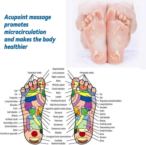 Medical Magnetic Therapy Sports Insoles Massage Foot Weight Loss Slimming Acupressure Insole Anti-fatigue Health Care Shoe Pads